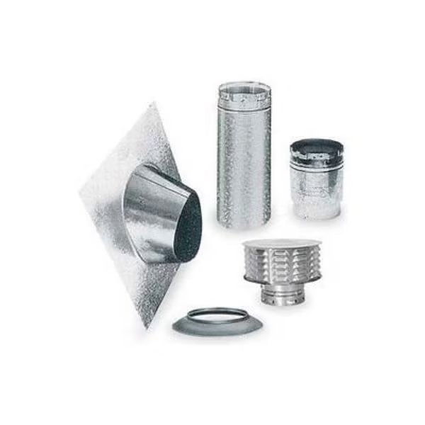 AmeriVent 4inDia. Gas Vent Kit, American Metal Products, Mfr#: 4EK